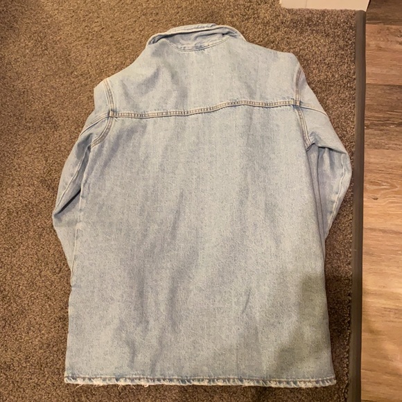 Zara Denim Shacket - Picture 5 of 7
